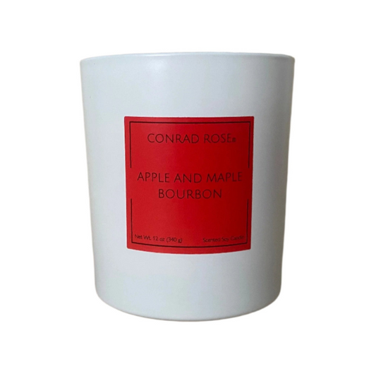 Apples and Maple Bourbon 2-Wick Candle