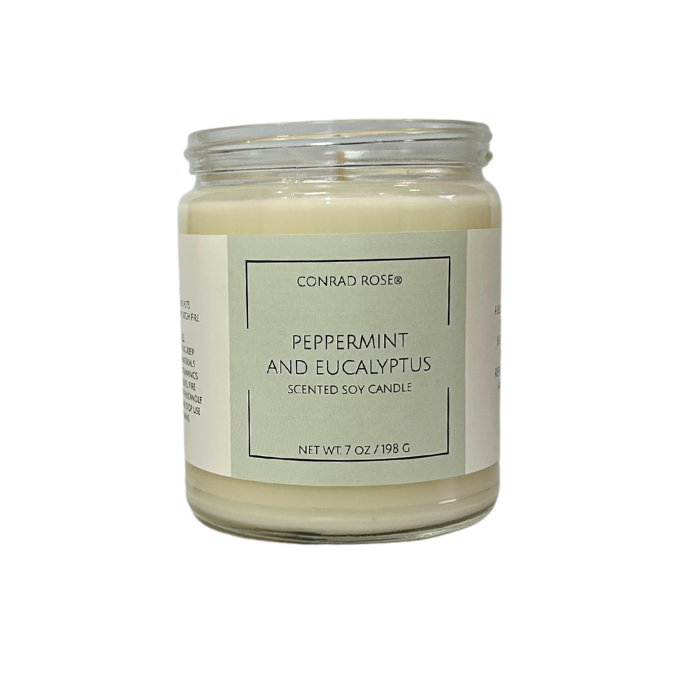 Peppermint and Eucalyptus Candle