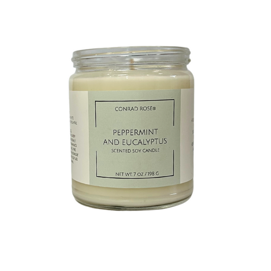 Peppermint and Eucalyptus Candle