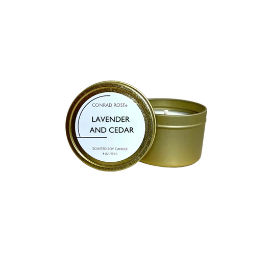 Lavender and Cedar Luxury Travel Tin