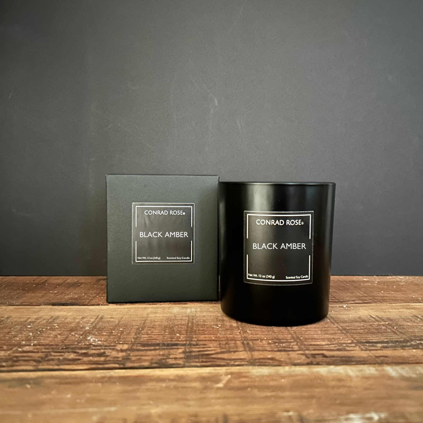 Black Amber 2-Wick Candle