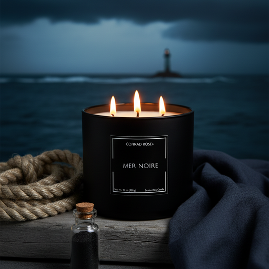 Mer Noire 3-Wick In-Use Shot