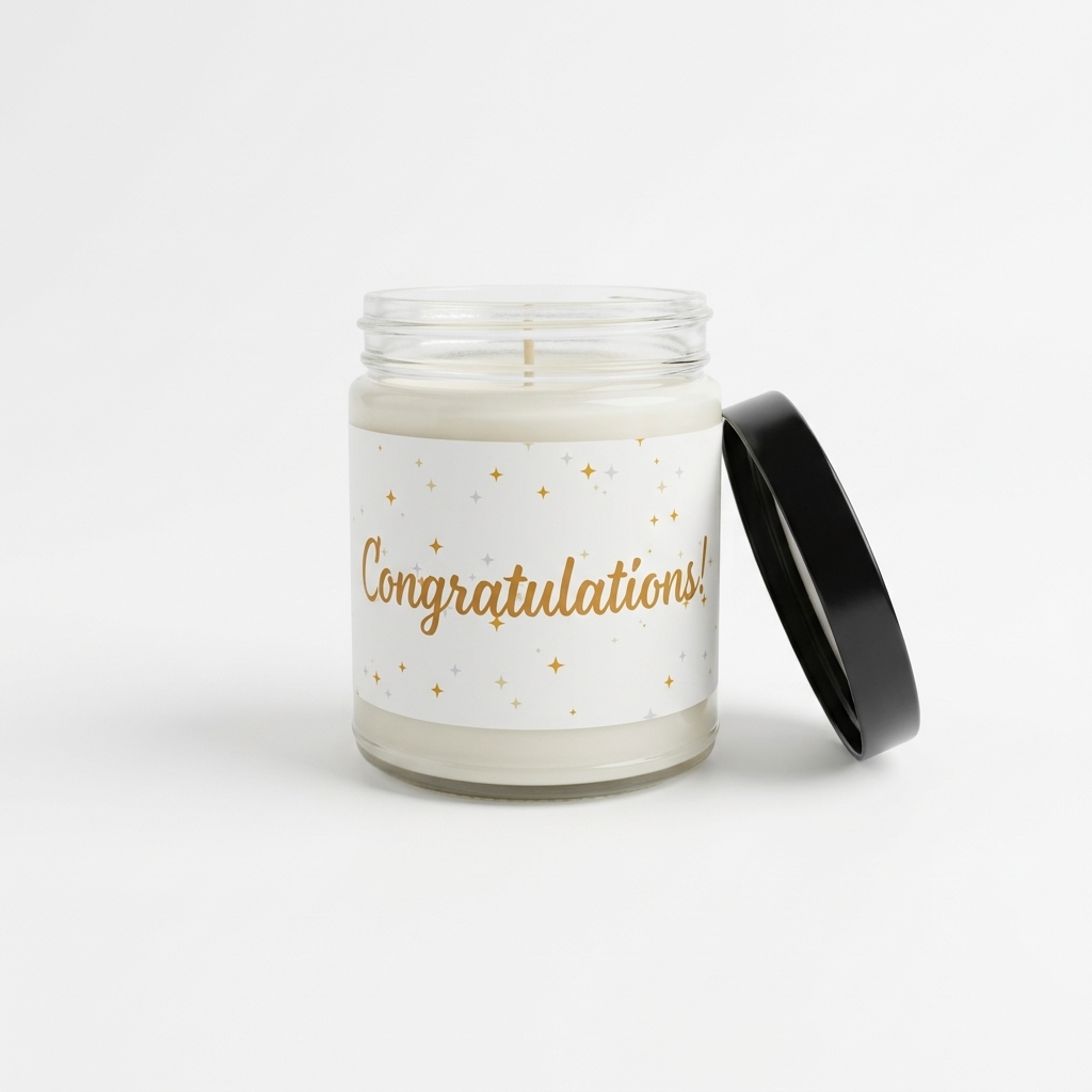 Congratulations Candle