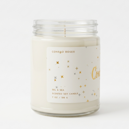 Congratulations Candle