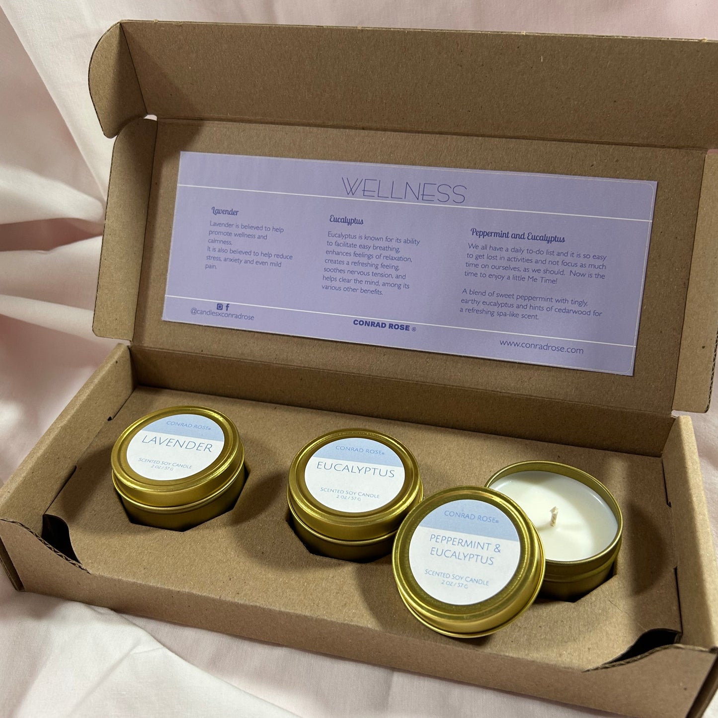2 oz Mini Candle Set - 3 ct