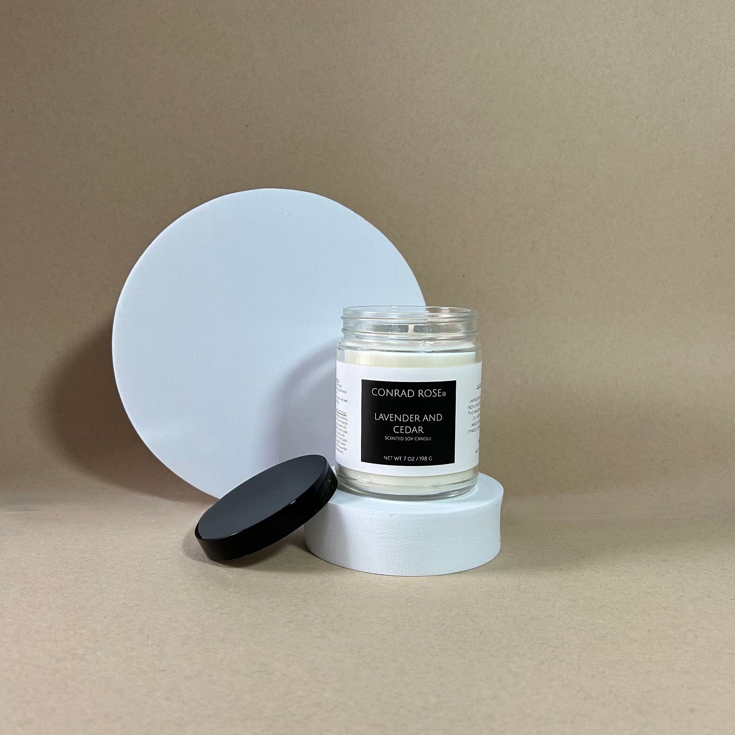 Lavender and Cedar Candle
