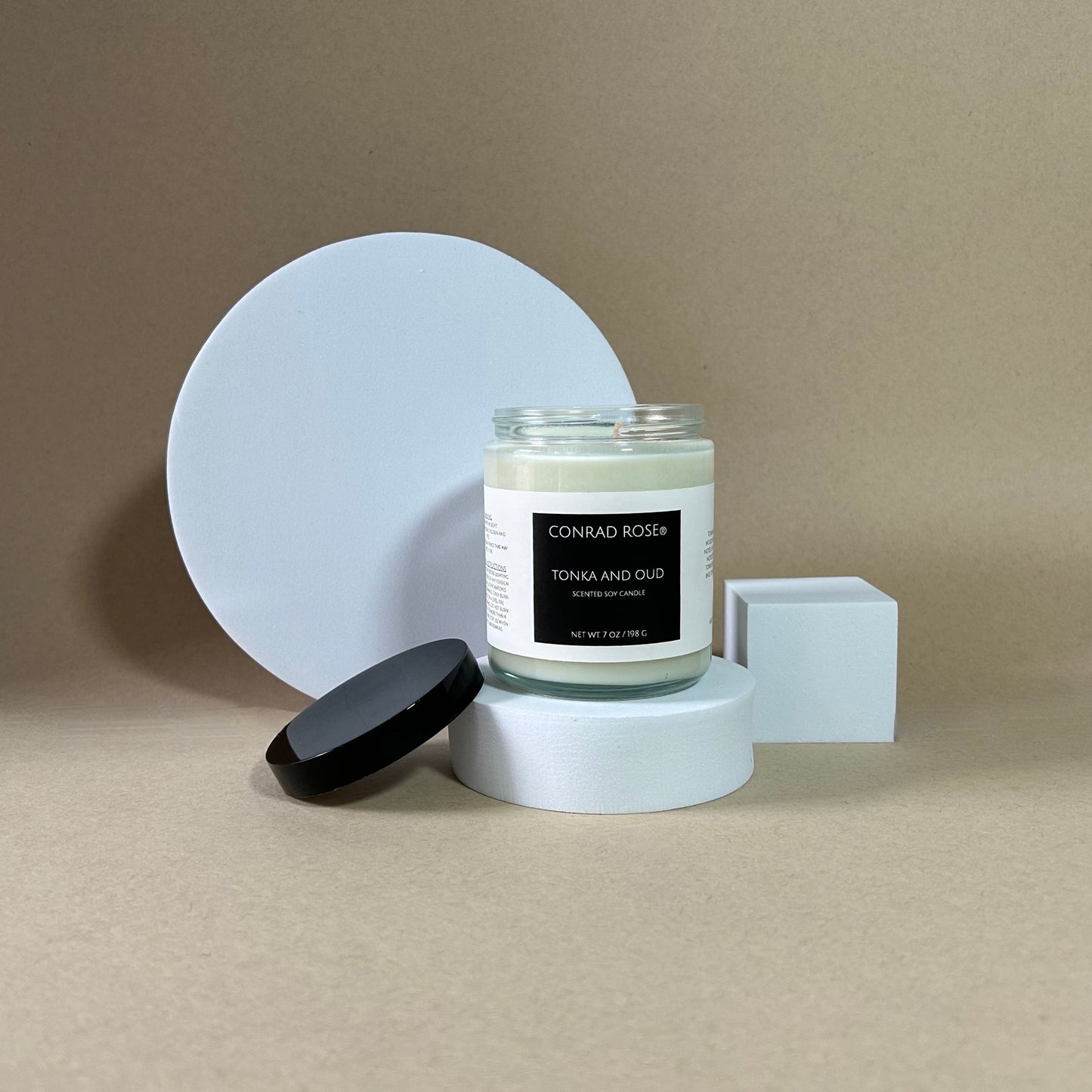 Tonka and Oud Candle