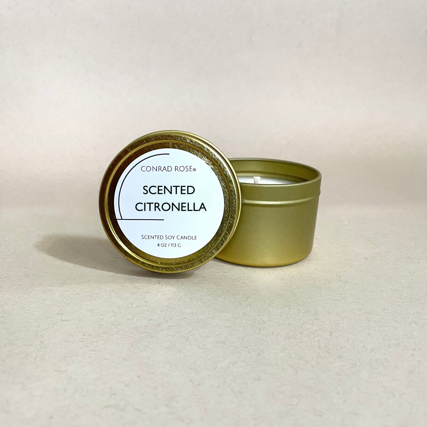 Scented Citronella Luxury Travel Tin