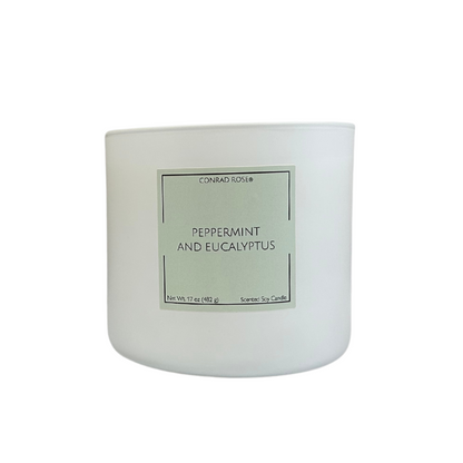 Peppermint & Eucalyptus 3-Wick Candle