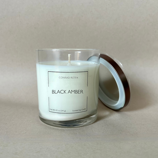 Black Amber Candle