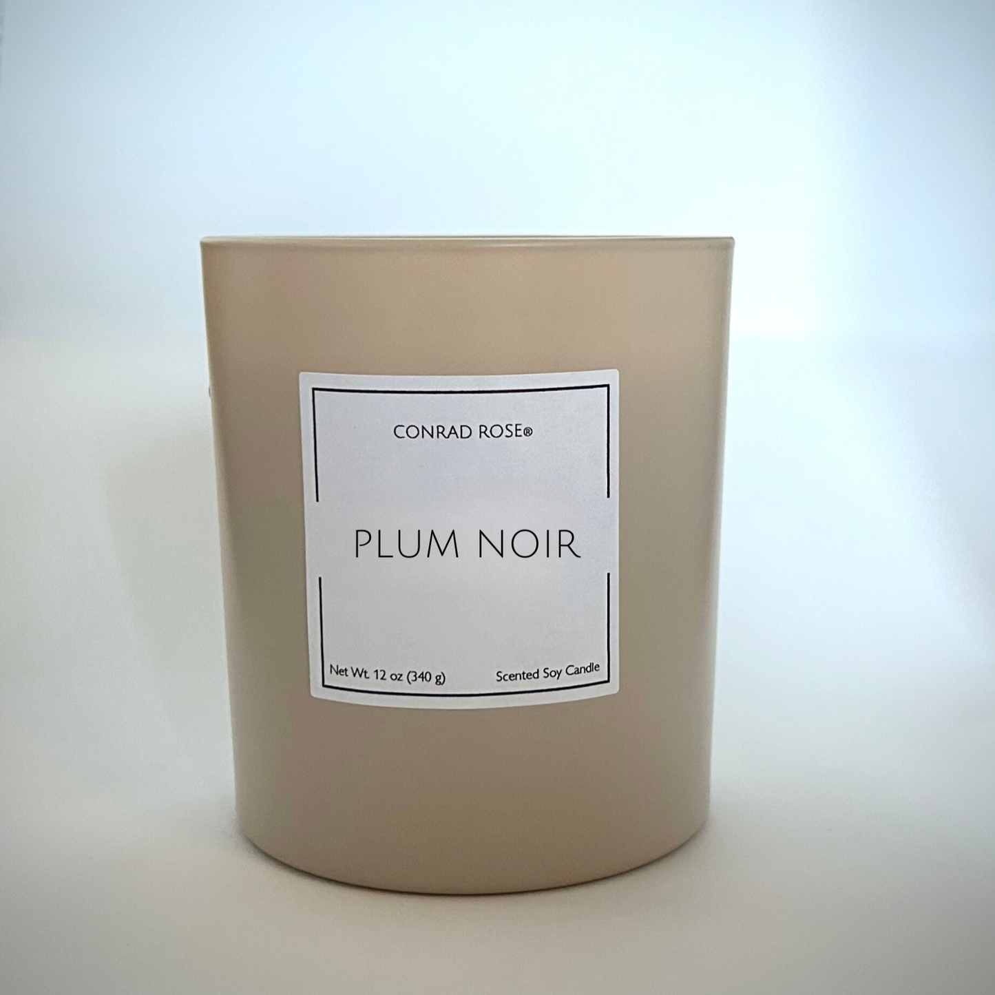 Plum Noir 2-Wick Candle - Nude