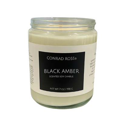 Black Amber Candle