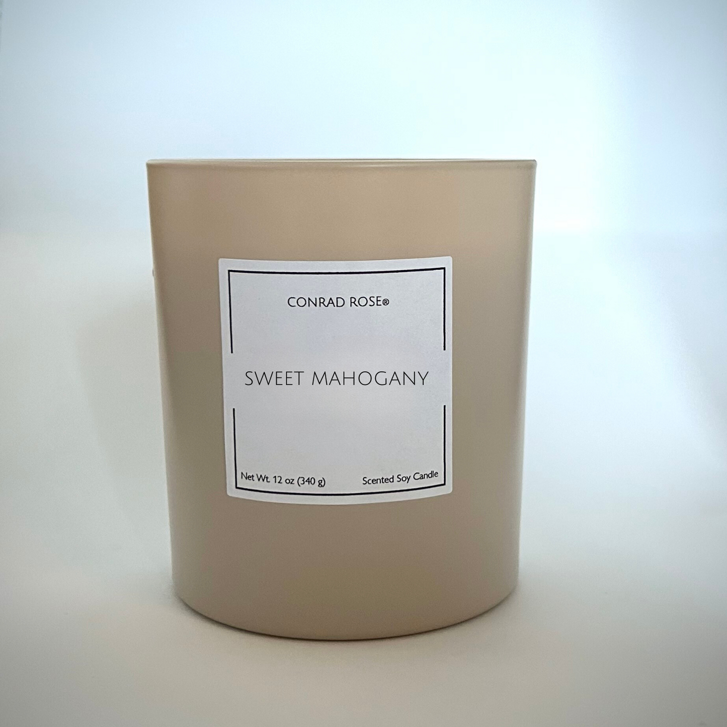Sweet Mahogany 2-Wick Candle - Nude