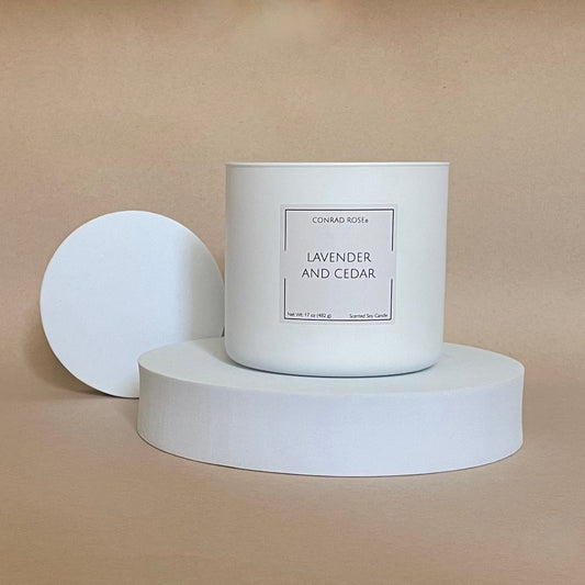 Lavender and Cedar 3-Wick Candle