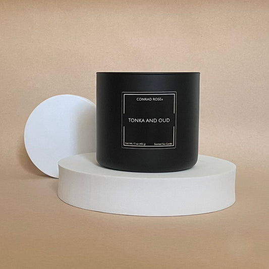 Tonka and Oud 3-Wick Candle