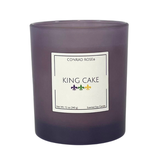 King Cake 2-Wick Candle