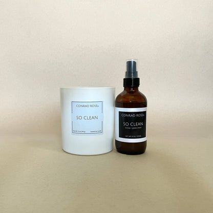 Two Wick Candle + Room Spray Bundle