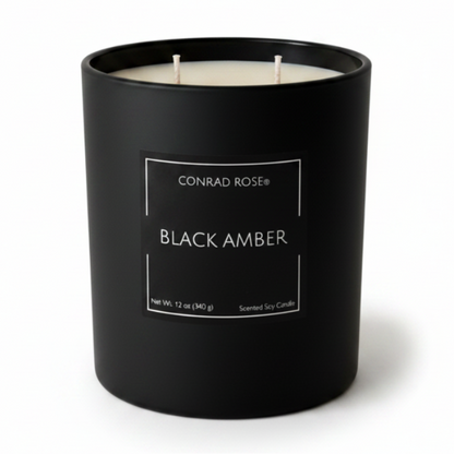Black Amber - White Background, Unlit