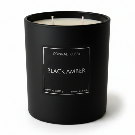 Black Amber - White Background, Unlit