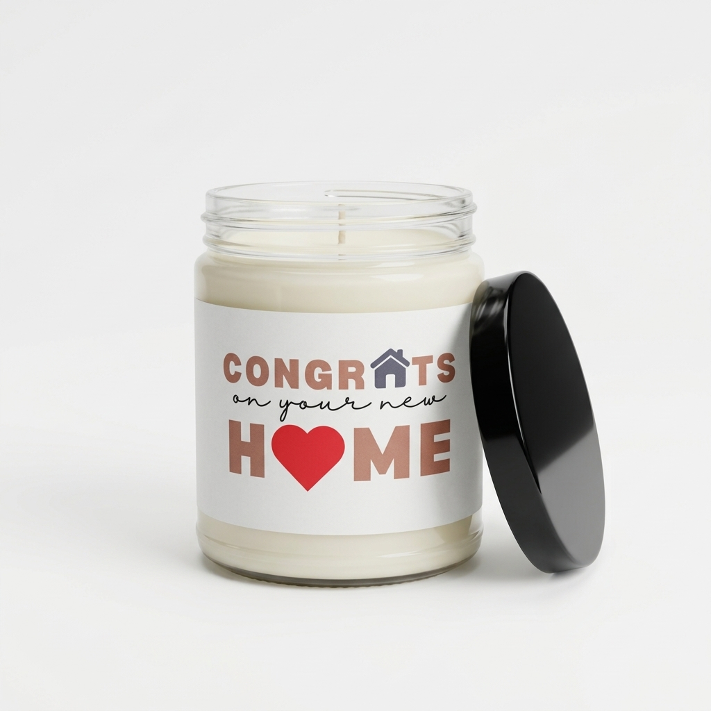 New Home Candle