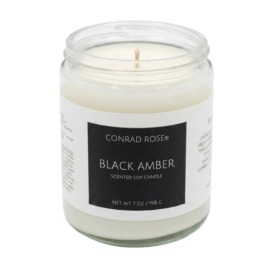 Black Amber Candle