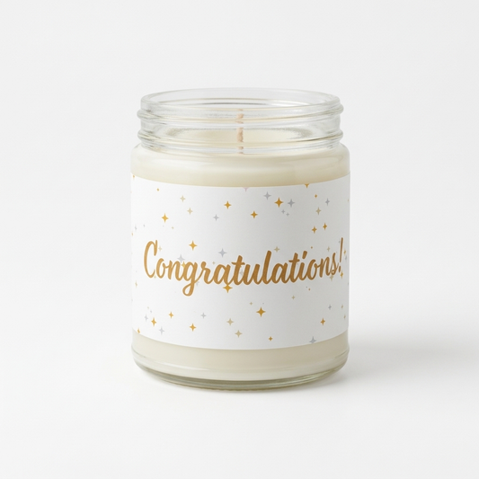 Congratulations Candle