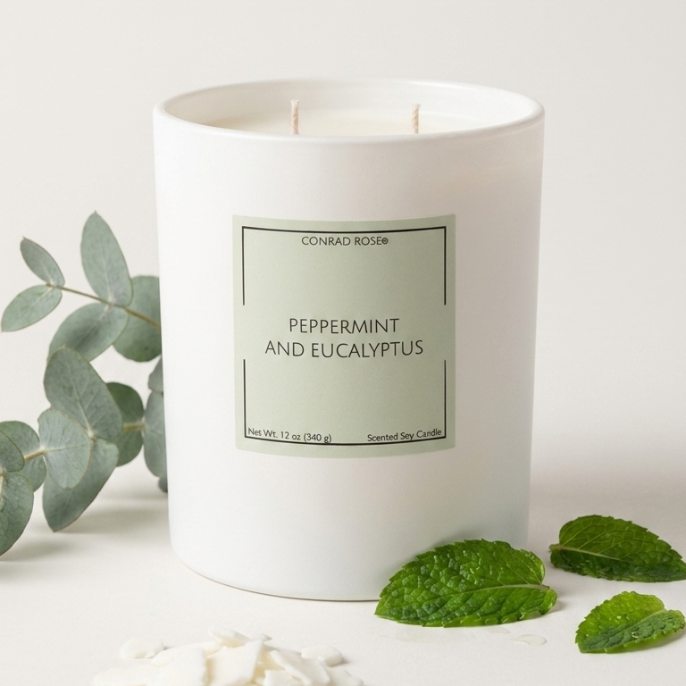 Peppermint & Eucalyptus 2-Wick Candle
