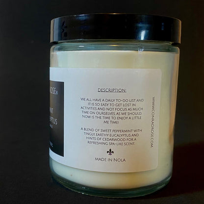 Peppermint and Eucalyptus Candle