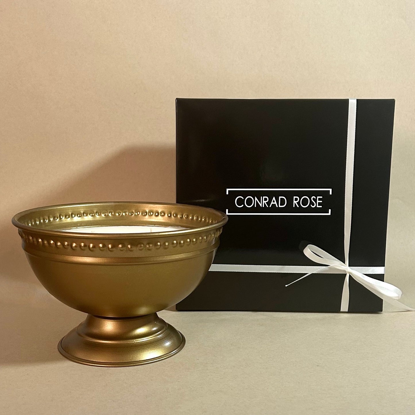 Gold Candle Bowl